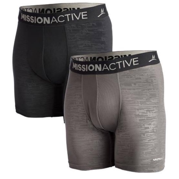 Mission Underwear & Socks Mission Vaporactive Performance Boxer